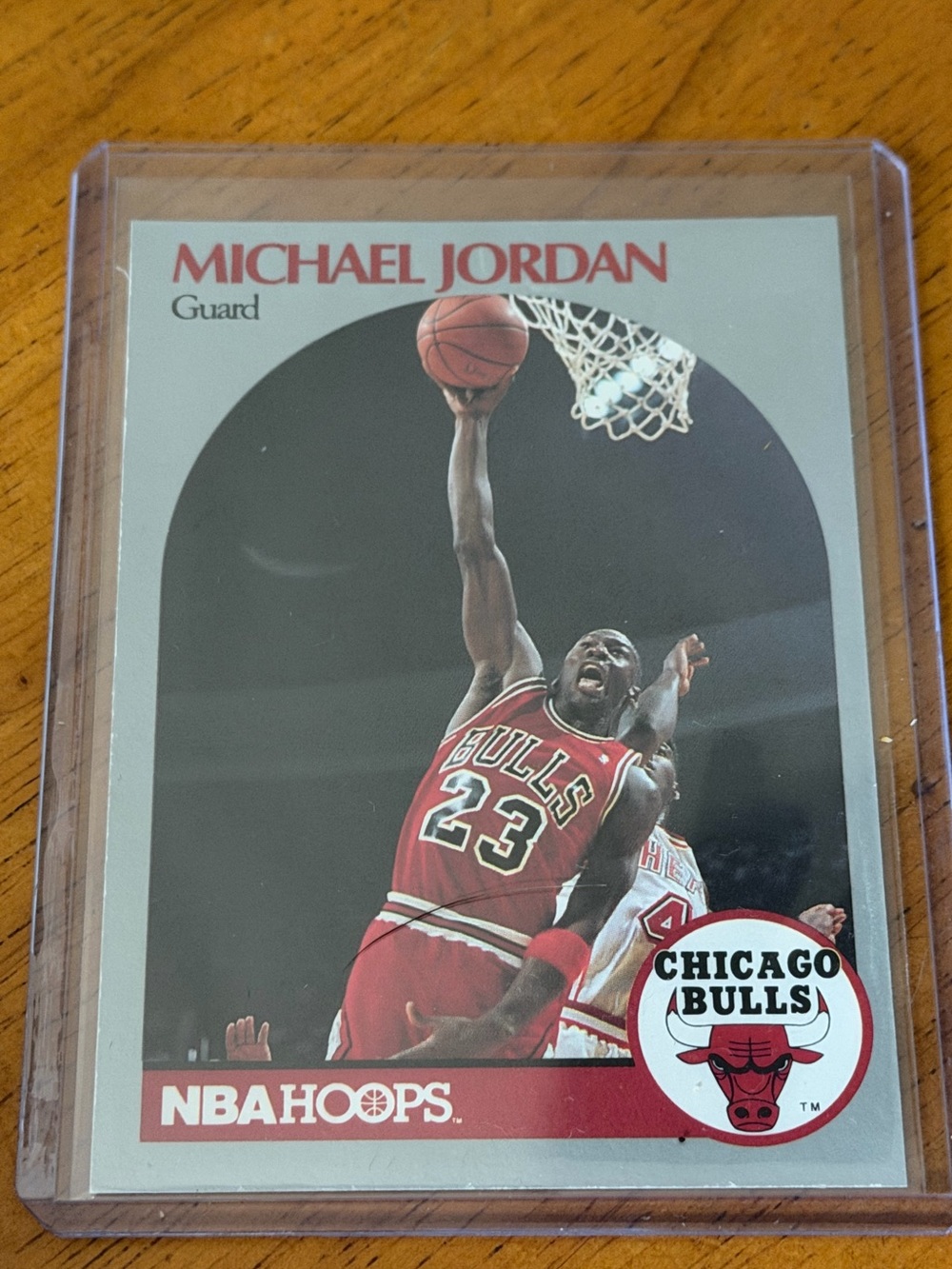 🔥MISALIGNED‼️1990 MICHAEL JORDAN NBA HOOPS #65